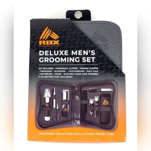 New RBX Deluxe Men's Grooming Set, Nail Clipper Set for Men